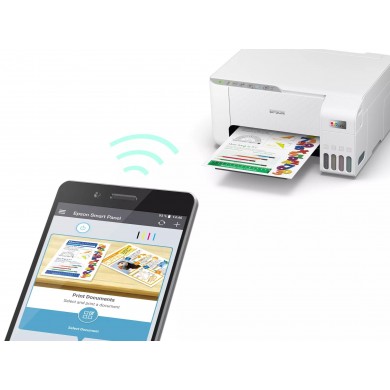 MFD cu CISS Epson EcoTank L3256 / A4 / Wi-Fi / White