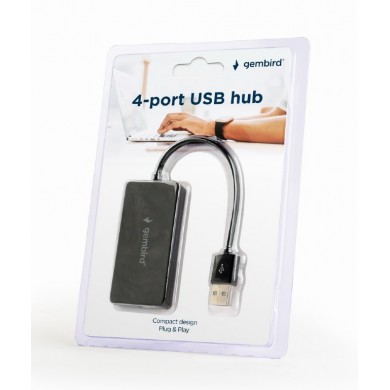 USB Hub Gembird UHB-U2P4-04/ 4 x USB 2.0