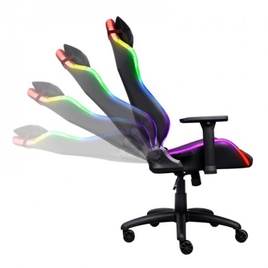 Fotoliu Gaming Trust GXT 719 Ruya / 150kg / up to 195cm / Black RGB