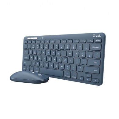 Wireless Tastatura si mouseTrust  Lyra Multi-Device / BT5.0 / Blue