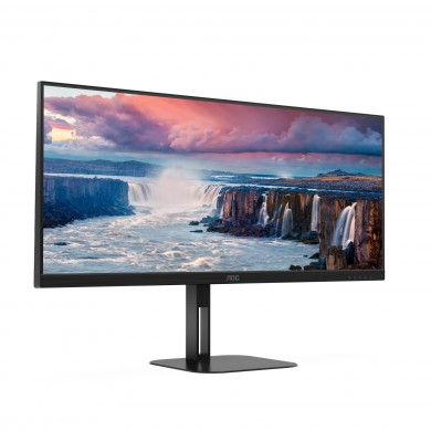 34.0&rdquo; Monitor AOC U34V5C/BK / WQHD / 21:9 / 100Hz / 1ms / Black