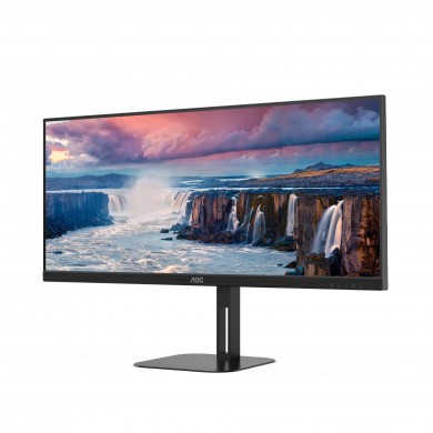 34.0&rdquo; Monitor AOC U34V5C/BK / WQHD / 21:9 / 100Hz / 1ms / Black