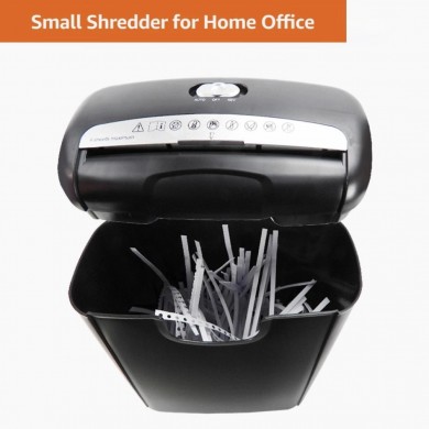 Shredder Qsmile P4 601C/ P-2/ 6 sheets 80g/m / 10L/ Grey