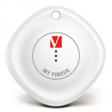 Bluetooth Tracker VERBATIM My Finder 2 Pack, Black & White