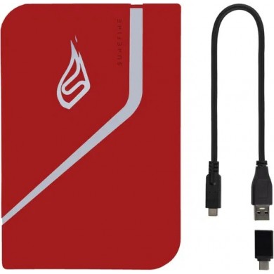 2.5&rdquo; SSD Gaming Extern Verbatim Surefire PyroDrive / 2TB / USB 3.2 Gen1 / Red