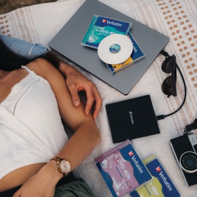 VERBATIM External Slimline Blu-Ray Writer with USB-C