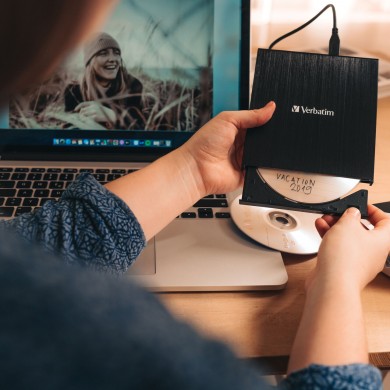 VERBATIM External Slimline Blu-Ray Writer with USB-C