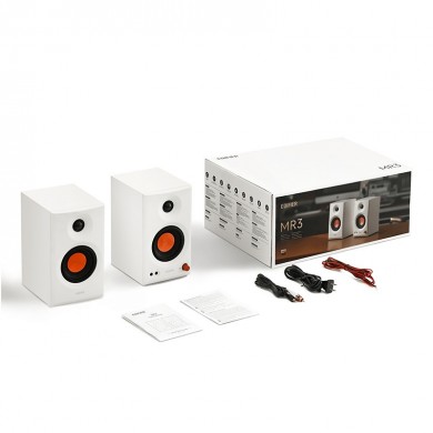 Monitore de studio Edifier MR3 White / 2x18W RMS / Bluetooth / balanced TRS / AUX
