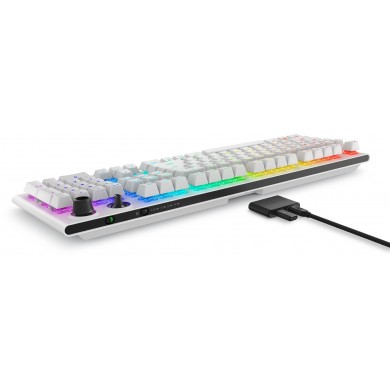 Tastatura Gaming  Wireless  tri-mode Dell Alienware AW920K / CHERRY MX Red/ Lunar Light