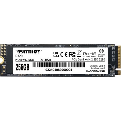 M.2 NVMe SSD Patriot P320 256GB M.2 NVMe SSD Patriot P320 256GB