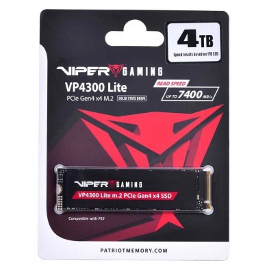 M.2 NVMe SSD VIPER (by Patriot) VP4300 LITE 4TB