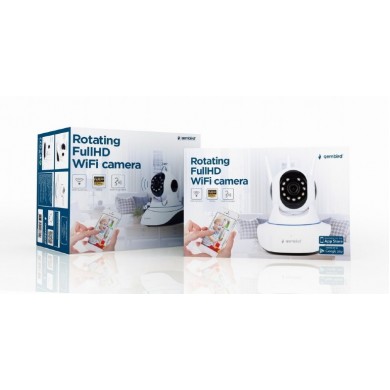 Camera WiFi rotativa inteligenta Gembird TSL-CAM-WRHD-02/ 1080p / Wi-Fi / LAN