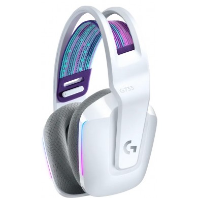 Casti Gaming Logitech Gaming G733 LIGHTSPEED Wireless RGB, White