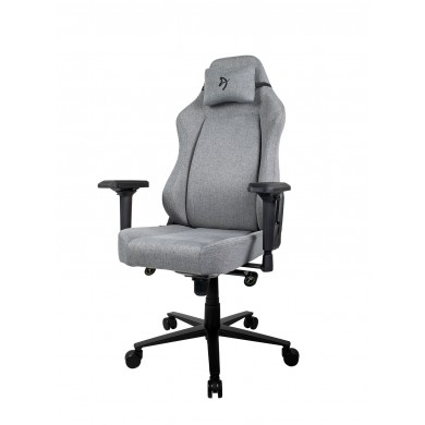 Fotoliu Gaming AROZZI Primo Woven Fabric/ 135-145kg / 165-190cm / Grey/Black