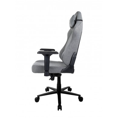 Fotoliu Gaming AROZZI Primo Woven Fabric/ 135-145kg / 165-190cm / Grey/Black