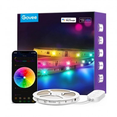 Banda LED GOVEE RGBIC Basic / 10m / Multicolor / Wi-Fi / Bluetooth Banda LED GOVEE RGBIC Basic / 10m / Multicolor / Wi-Fi / Bluetooth