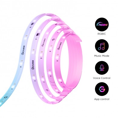 Banda LED GOVEE RGBIC S LED / 10m / Multicolor / Wi-Fi / Bluetooth