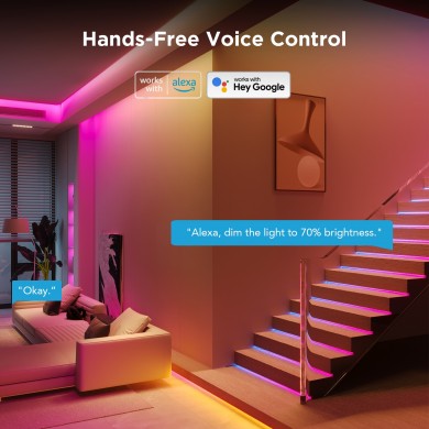 Banda LED GOVEE RGBIC S LED / 10m / Multicolor / Wi-Fi / Bluetooth