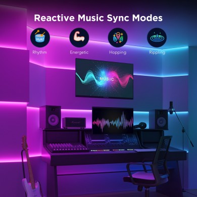 Banda LED GOVEE RGBIC S LED / 10m / Multicolor / Wi-Fi / Bluetooth