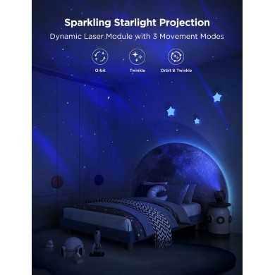 Proiector de lumina GOVEE Star Light Projector, 18 White Noise Options
