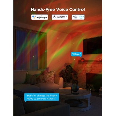 Proiector de lumina GOVEE Star Light Projector, 18 White Noise Options