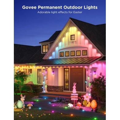 Banda LED de exterior GOVEE RGBIC Smart Outdoor String Lights 15m, 15 Light Bulbs Banda LED de exterior GOVEE RGBIC Smart Outdoor String Lights 15m, 15 Light Bulbs