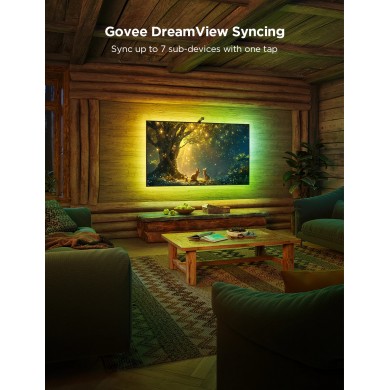 Banda LED pentru TV GOVEE RGBIC TV Backlight 3 Lite (40”-50”) Banda LED pentru TV GOVEE RGBIC TV Backlight 3 Lite (40”-50”)