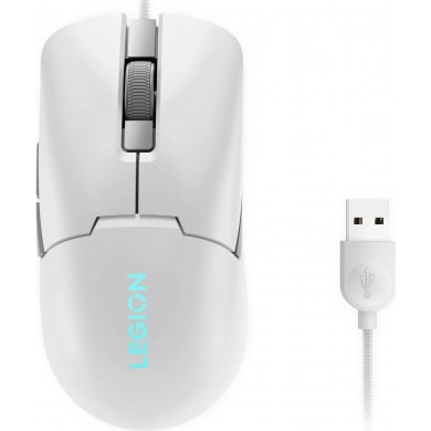Mouse Gaming Lenovo Legion M300s RGB / USB/ 8000dpi/ Glacier White