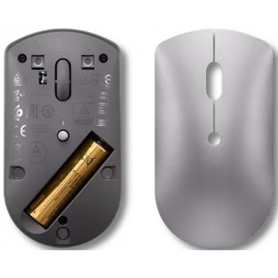 Mouse silentios Bluetooth Lenovo 600/ 2400dpi/ Optical/ Iron Grey