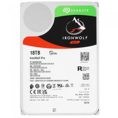 3.5” HDD Seagate IronWolf™ PRO ST18000NE000 / 18.0TB / 7200rpm / 256MB 3.5” HDD Seagate IronWolf™ PRO ST18000NE000 / 18.0TB / 7200rpm / 256MB