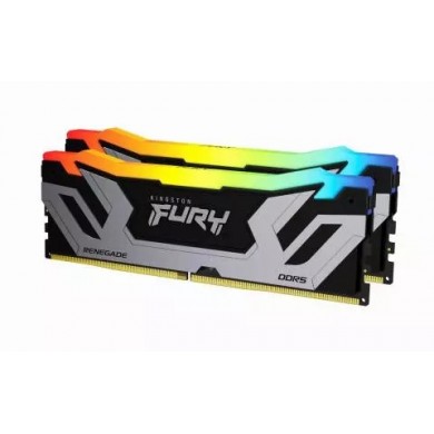 Memorie operativa CUDIMM DDR5-8400 48GB (Kit of 2*24GB) Kingston FURY Renegade Silver RGB