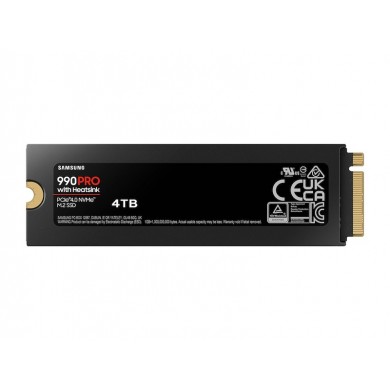 M.2 NVMe SSD Samsung SSD 990 PRO w/Heatsink / 4.0TB  / PCIe4.0 x4 / NVMe2.0