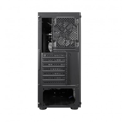 Carcasa Gaming 1STPLAYER Fire Dancing V3-B / w/oPSU / Side-Window / 4x120mm / ATX / Black
