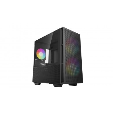 Carcasa DEEPCOOL CH360 / w/oPSU / Side-Window / Micro-ATX / Black