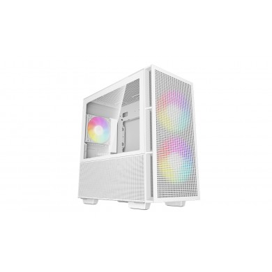 Carcasa DEEPCOOL CH360 WHITE / w/oPSU / Side-Window / Micro-ATX / White