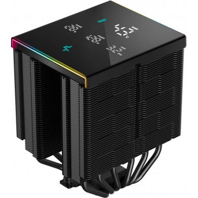 Cooler DEEPCOOL AK620 DIGITAL PRO/ Universal / 260W/ 500~1750rpm/ <25dBA/ 60.89CFM/  Black