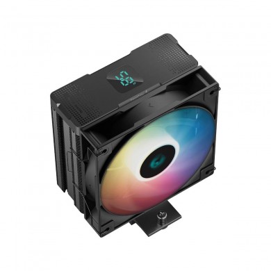 Cooler DEEPCOOL AG400 DIGITAL BK ARGB/ Universal/ 220W/ 500~2100rpm/ <31.6dBA/ 75.89CFM/ Black