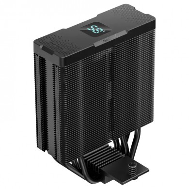 Cooler DEEPCOOL AG400 DIGITAL BK ARGB/ Universal/ 220W/ 500~2100rpm/ <31.6dBA/ 75.89CFM/ Black