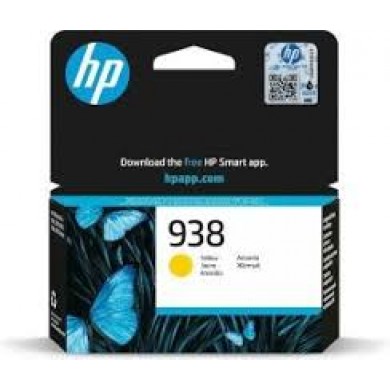 HP 938 (4S6X7PE) Yellow Original Ink Cartridge  for HP OfficeJet Pro 9125e, 9135e, 9720, 9730, HP OFFICEJET PRO 9120 ALL-IN-ONE SERIES, 800 p.