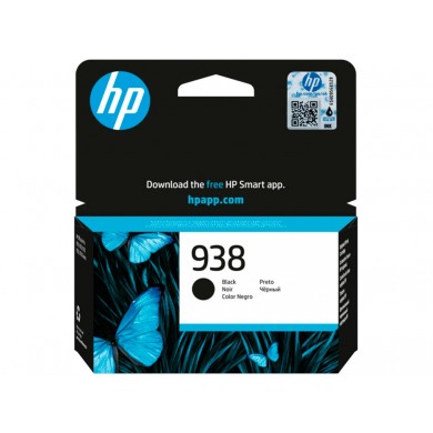 HP 938 (4S6X8PE) Black Original Ink Cartridge  for HP OfficeJet Pro 9125e, 9135e, 9720, 9730, HP OFFICEJET PRO 9120 ALL-IN-ONE SERIES, 1250 p.