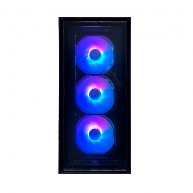Carcasa  HPC C-09  / 650W / Side panel / 4x120cm ARGB fans / ATX / Black