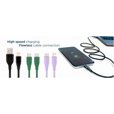 Cablu Type-C - Type-C Cablexpert CC-USB2S-CMCM-1.5M-BK / 1.5 m/  Black