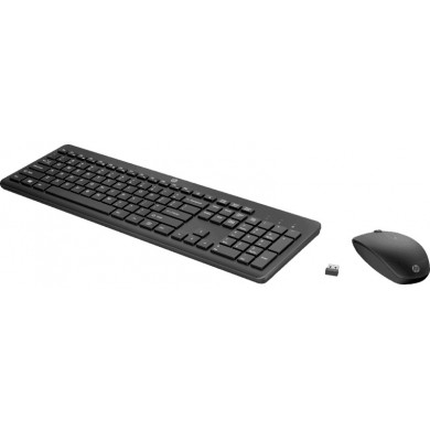 Tastatura si mouse Wireless HP 230, Black