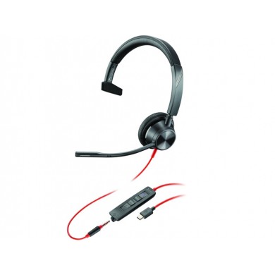 Casti Poly Blackwire 3315-M / USB-C / Black