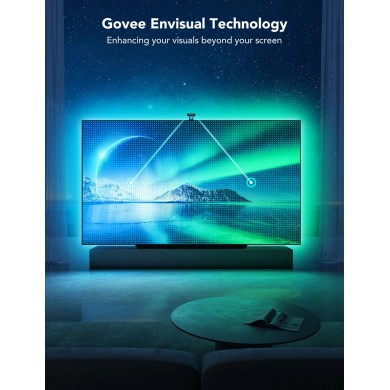 GOVEE RGBIC Envisual TV Backlight T2 with Dual Cameras (55&rdquo;-65&rdquo;)