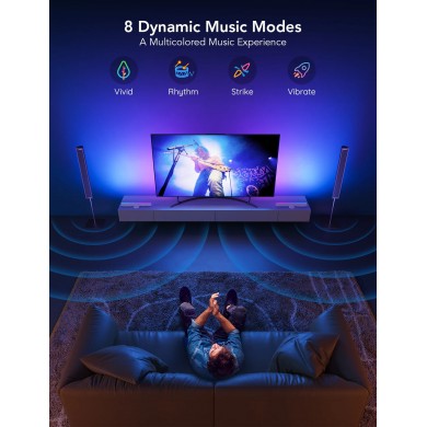 Bare luminoase TV GOVEE RGBIC TV Light Bars for 45-70 inch TVs Bare luminoase TV GOVEE RGBIC TV Light Bars for 45-70 inch TVs