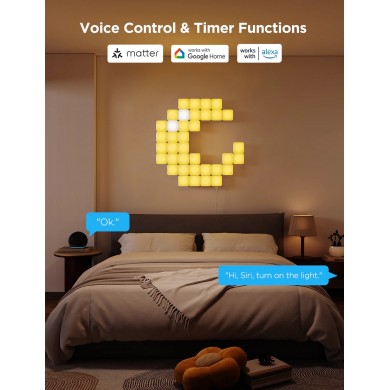 Lumini patrate GOVEE Smart Mini Panel Lights 10 Pack Lumini patrate GOVEE Smart Mini Panel Lights 10 Pack