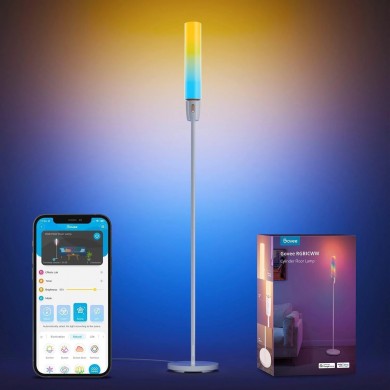 lampa de podea GOVEE RGBICW Cylinder Floor Lamp, Wi-Fi + BT, Multicolor + Extra White LEDs lampa de podea GOVEE RGBICW Cylinder Floor Lamp, Wi-Fi + BT, Multicolor + Extra White LEDs