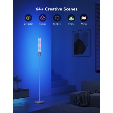 lampa de podea GOVEE RGBICW Cylinder Floor Lamp, Wi-Fi + BT, Multicolor + Extra White LEDs lampa de podea GOVEE RGBICW Cylinder Floor Lamp, Wi-Fi + BT, Multicolor + Extra White LEDs