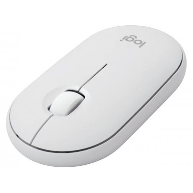 Mouse Wireless Logitech Pebble Mouse 2 M350s, Tonal White